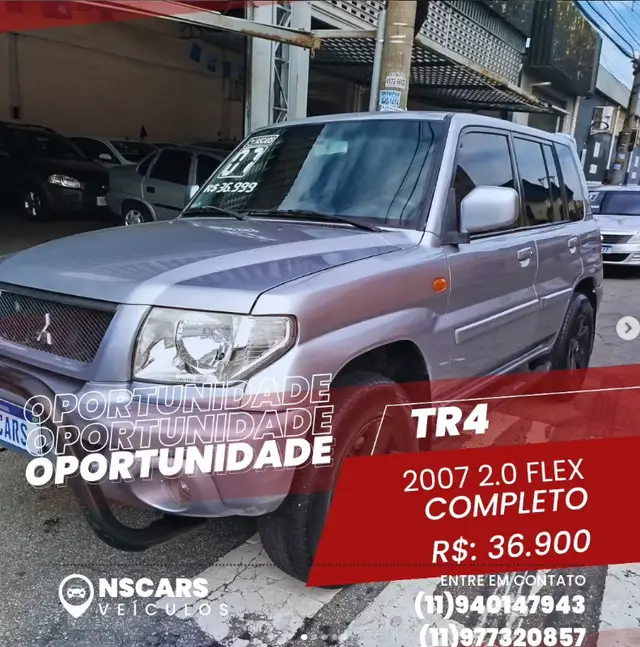 Carro Mitsubishi Pajero TR4 2007 2.0 16V