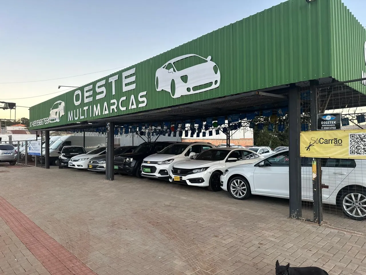 Fachada da loja Veículos à venda em OESTE MULTIMARCAS - Chapecó - SC | Mobiauto