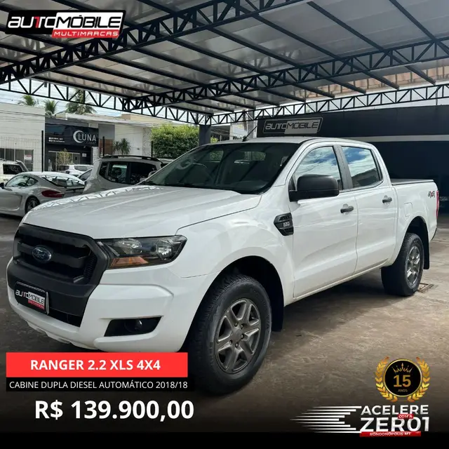 Carro Ford Ranger Cabine Dupla 2018 Ranger 2.2 TD XLS CD 4x4 (Aut)