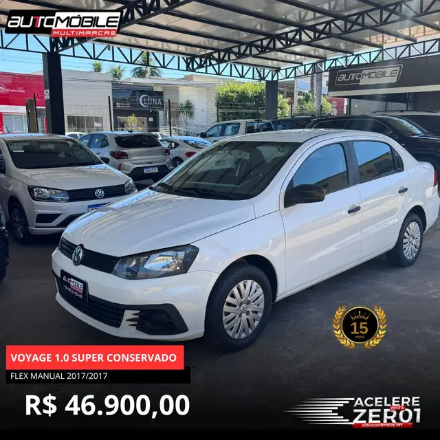 Carro Volkswagen Voyage 2017 1.0 MPI Trendline (Flex)