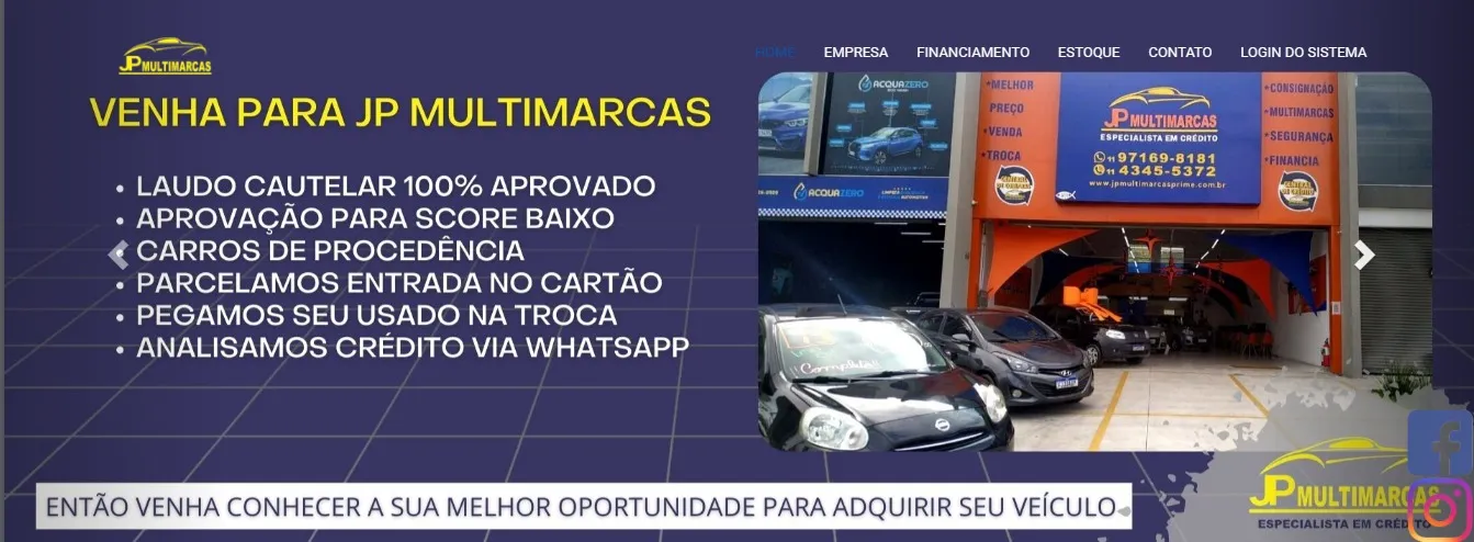 Fachada da loja JP MULTIMARCAS - São Bernardo do Campo - SP