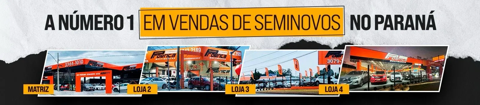 Fachada da loja Veículos à venda em Proença Multimarcas - Curitiba - PR | Mobiauto