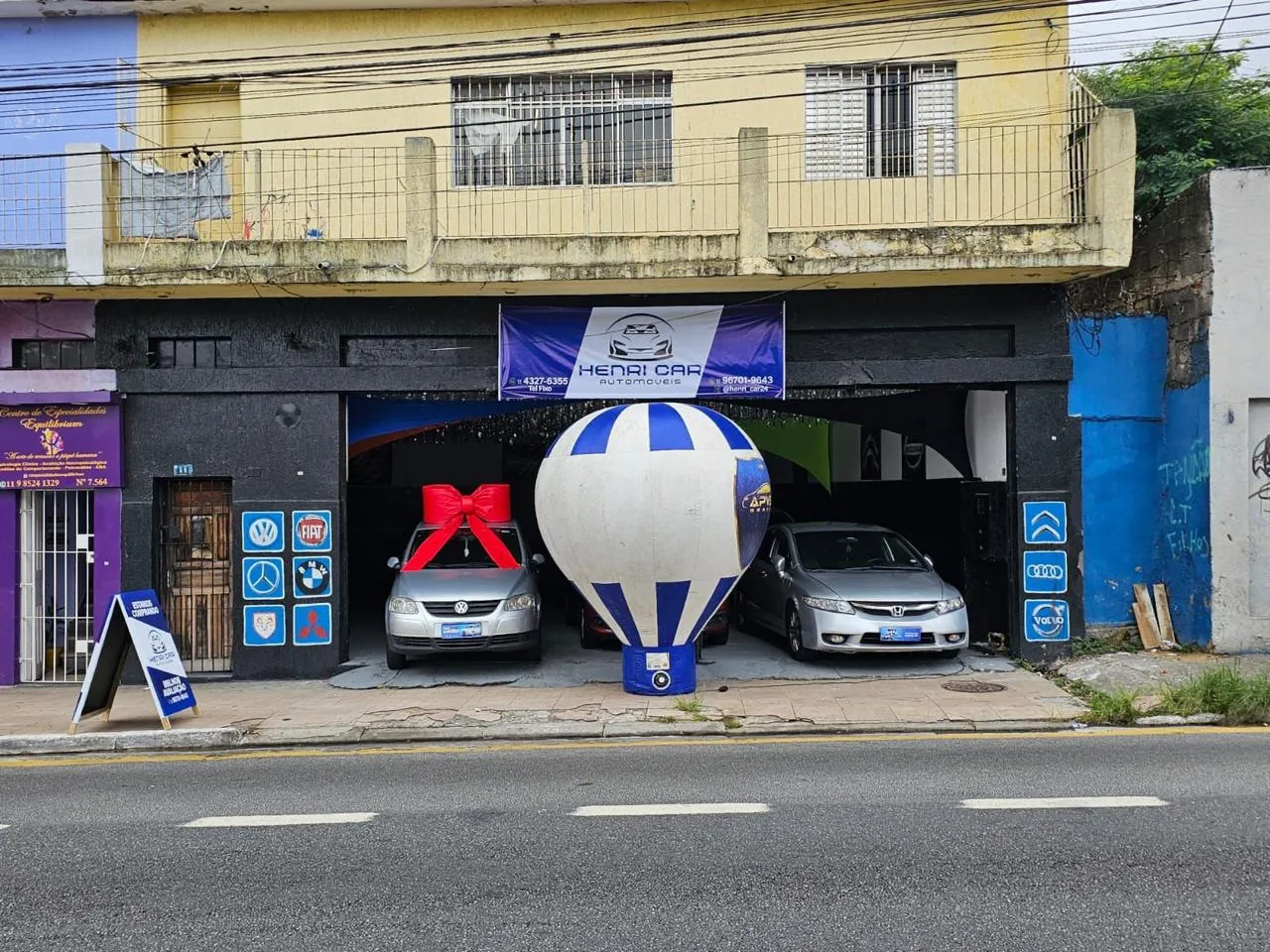 Fachada da loja Veículos à venda em Henricar automoveis - São Paulo - SP | Mobiauto