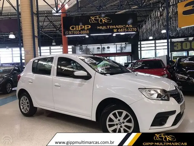 Carro Renault Sandero 2020 Authentique 1.0 12V SCe (Flex)