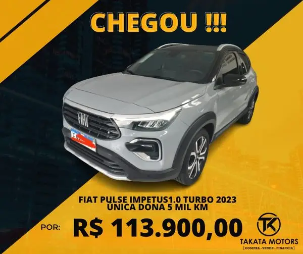 Carro Fiat Pulse 2023 Impetus 200 Turbo (flex) (aut)