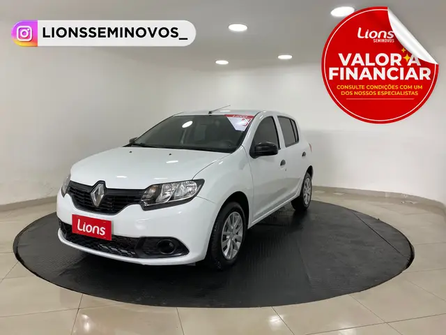 Carro Renault Sandero 2019 Authentique 1.0 12V SCe (Flex)