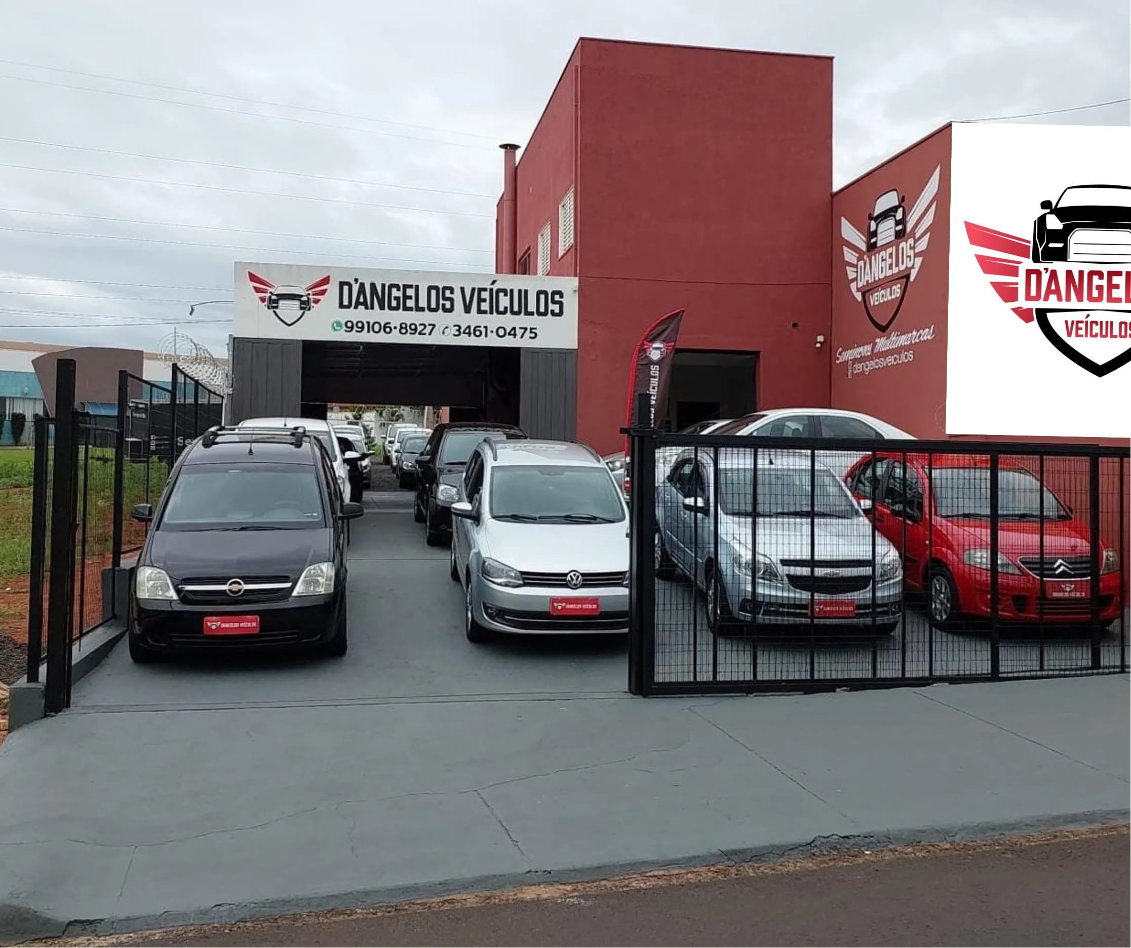 Fachada da loja D'ANGELOS VEÍCULOS  - Araraquara - SP