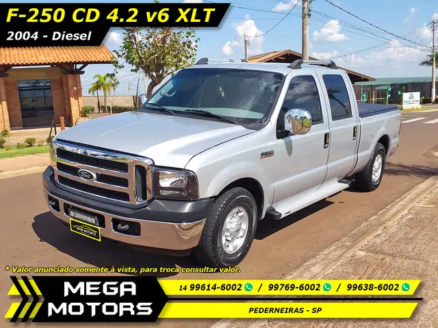 Carro Ford F-250 2004 F250 XLT 4.2 Turbo (Cab Dupla)