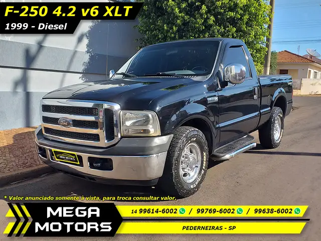 Carro Ford F-250 1999 F250 XLT 4.2 V6 (Cab Simples)