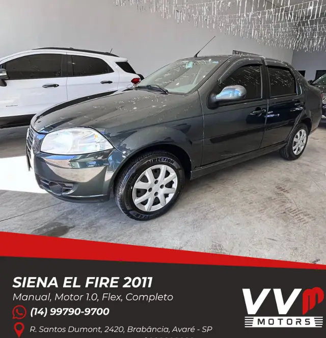Carro Fiat Siena 2011 Fire 1.0 8V (Flex)