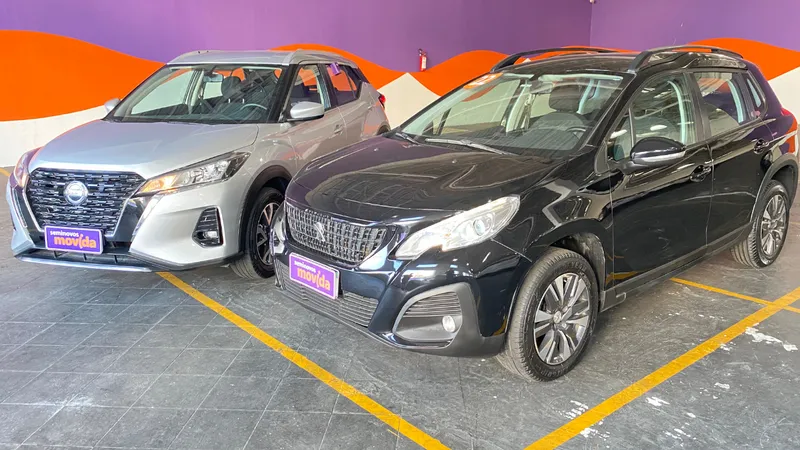 Nissan Kicks Sense vs. Peugeot 2008 Allure: qual seminovo é melhor?