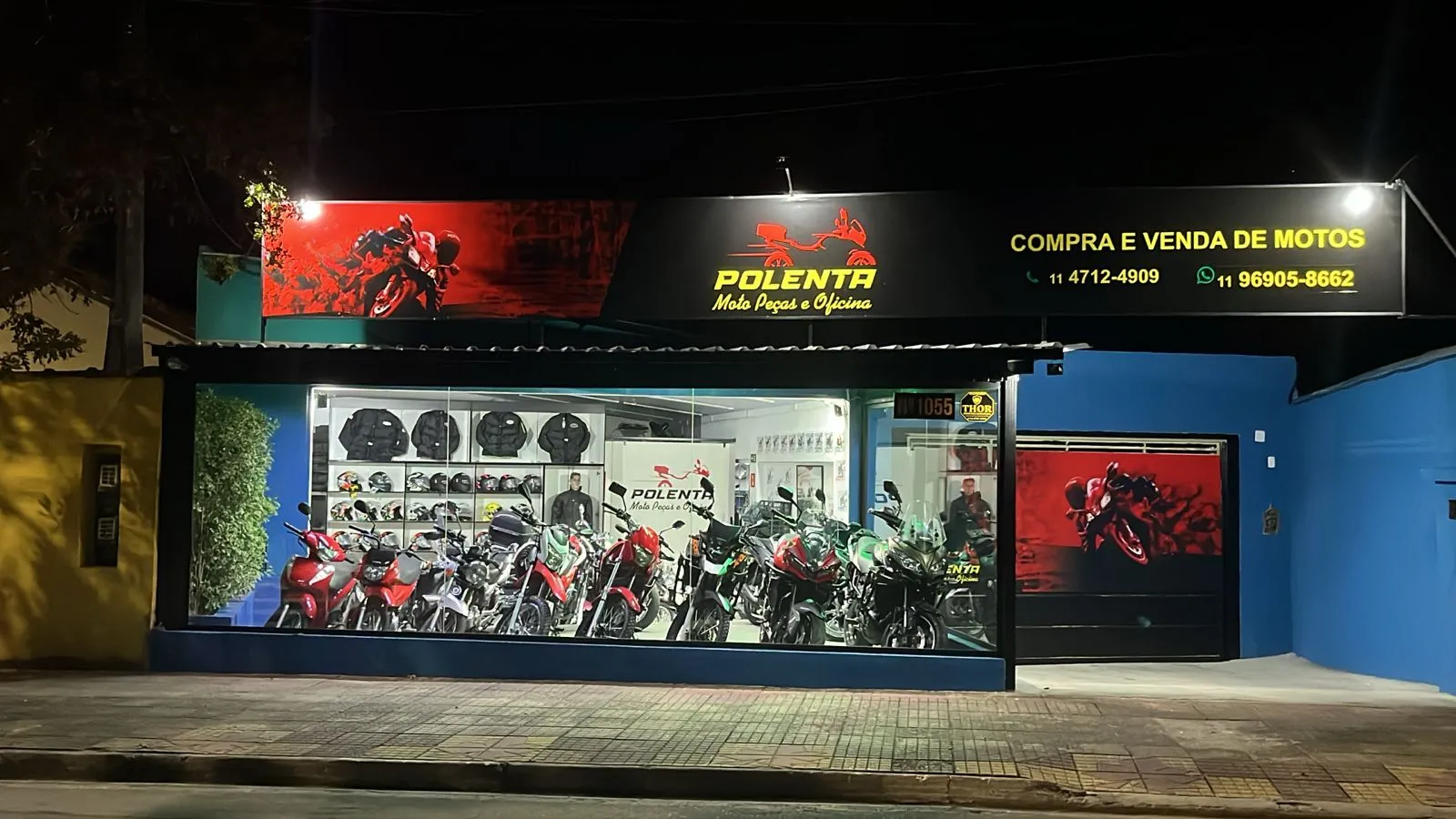 Fachada da loja POLENTA MOTO PEÇAS - São Roque - SP
