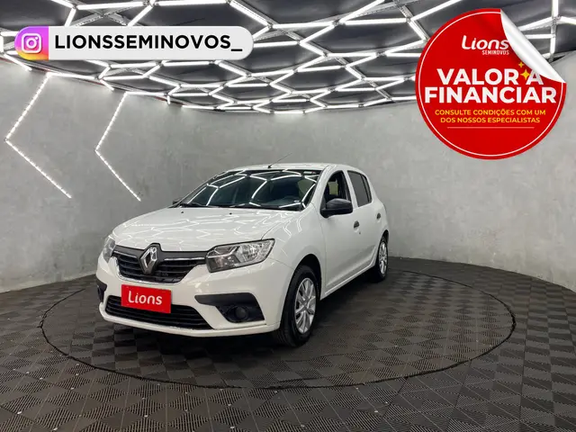 Carro Renault Sandero 2021 Life 1.0 12V SCe (Flex)