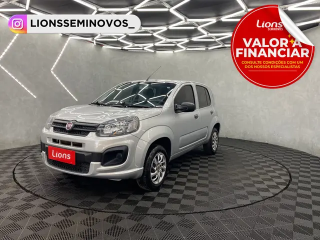 Carro Fiat Uno 2021 Attractive 1.0