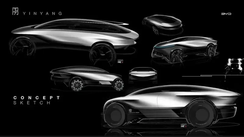 BYD revela desenho de SUV cupê de luxo que tomará lugar do Tan
