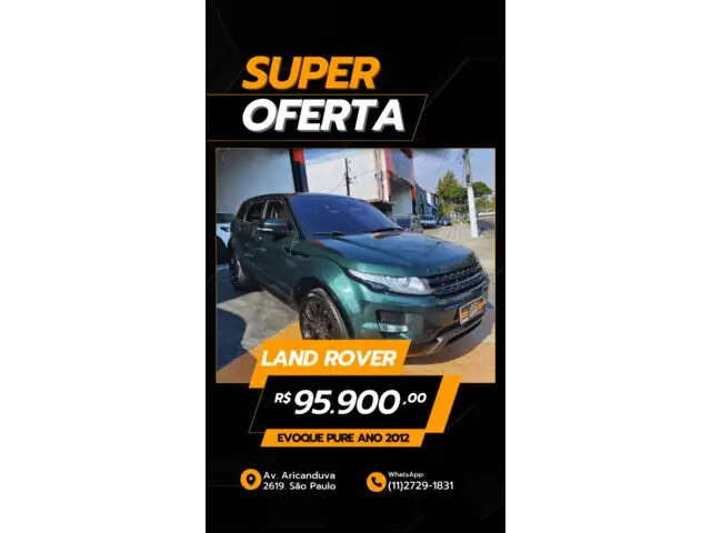 Carro Land Rover Range Rover Evoque 2012 2.0 Si4 4WD Pure