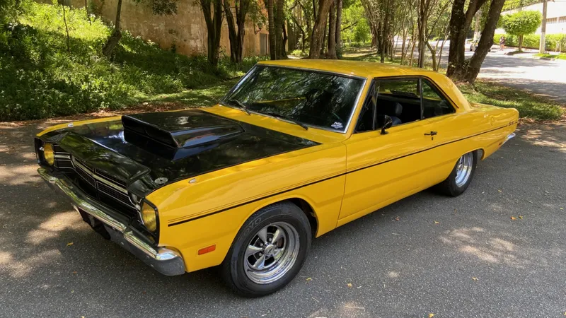 Este Dodge Dart V8 foi turbinado em projeto brasileiro para ficar mais insano 