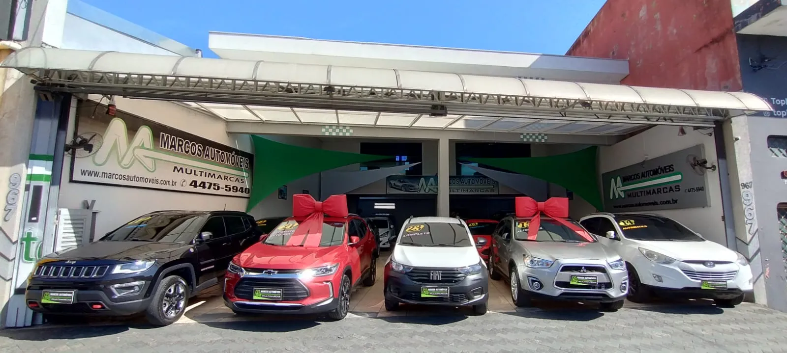 Fachada da loja Veículos à venda em Marcos Automóveis - Santo André - SP | Mobiauto