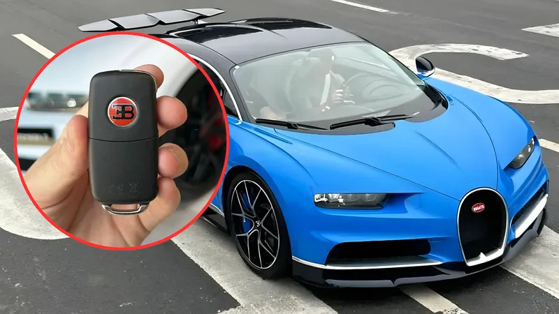 Por que Bugatti Chiron de R$ 60 milhões tem chave de VW Polo?