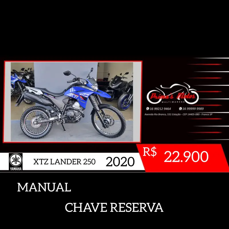 Yamaha XTZ 250 Lander Blueflex/ABS