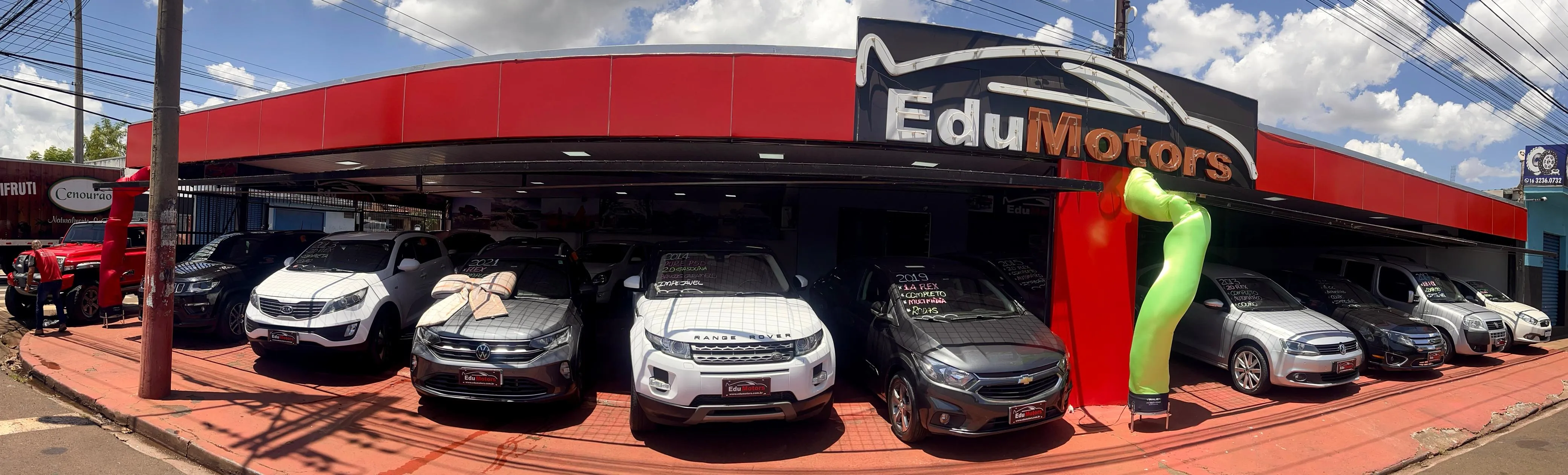 Fachada da loja EDU MOTORS - Ribeirão Preto - SP
