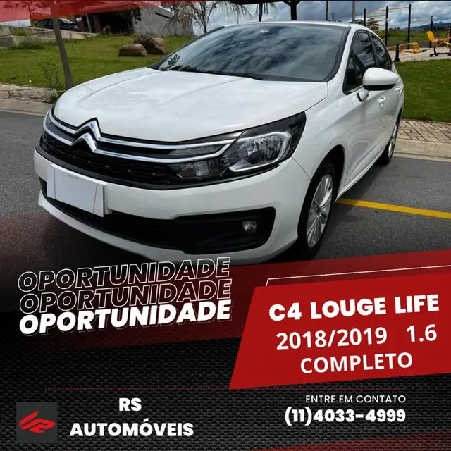 Carro Citroën C4 Lounge 2019 1.6 Feel Auto 19/19