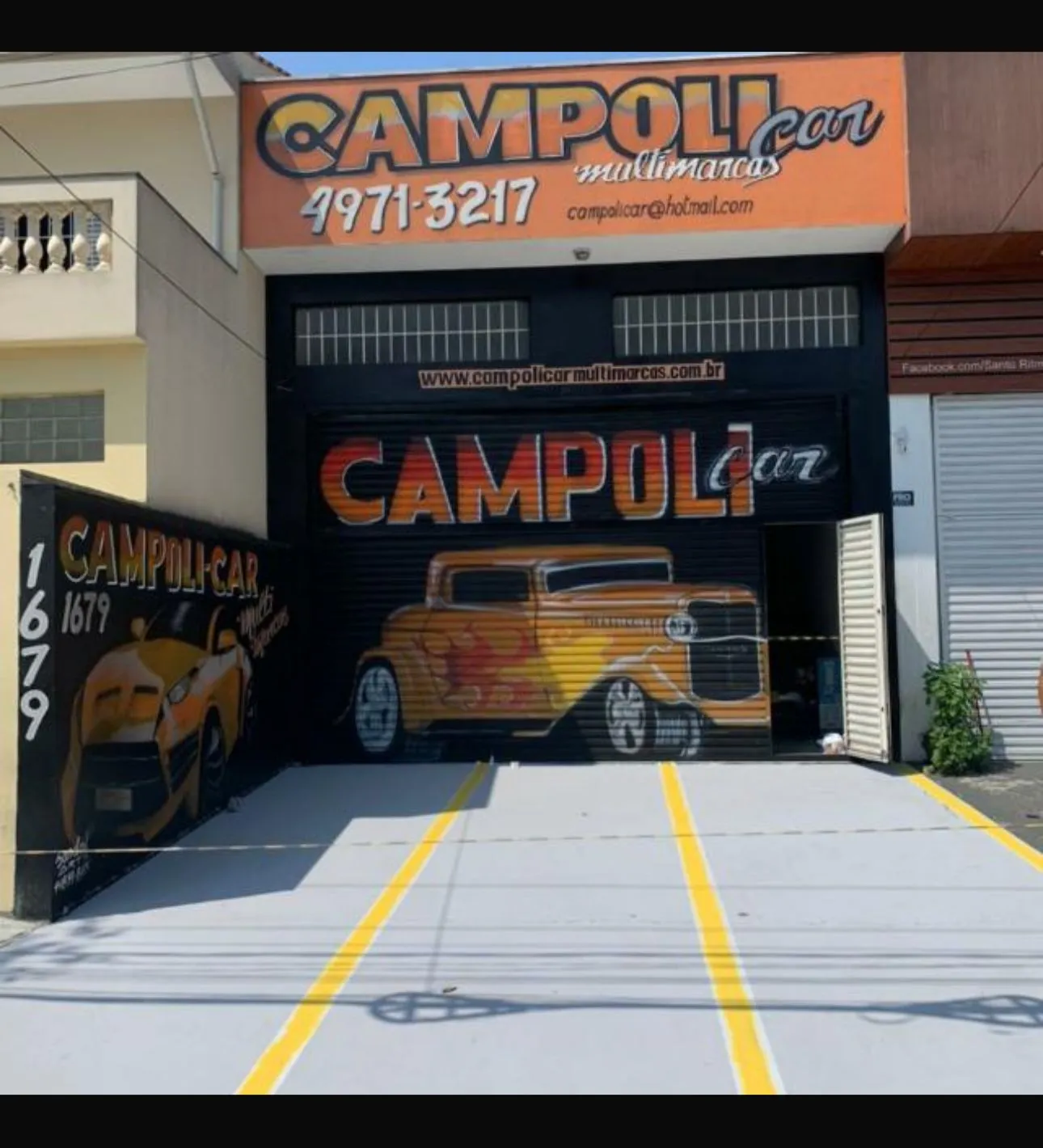 Fachada da loja Campoli Car - Santo André - SP