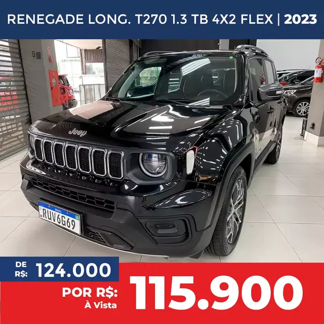 Carro Jeep Renegade 2023 Longitude T270 1.3 Turbo 4x2