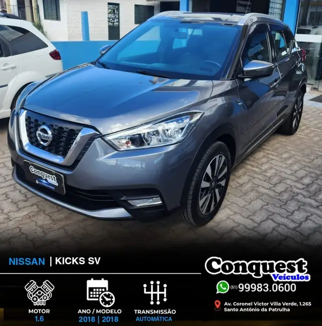 Carro Nissan Kicks 2018 1.6 S (Flex)