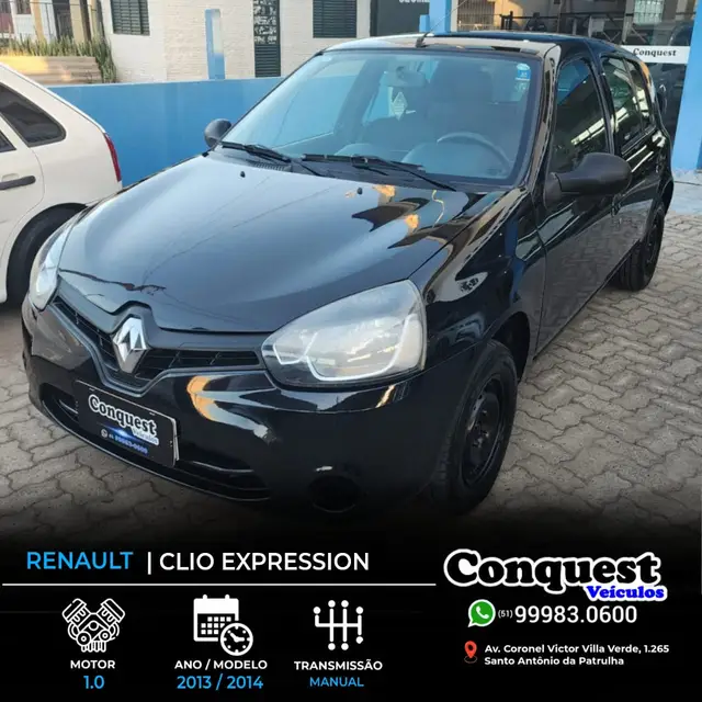Carro Renault Clio 2014 Expression 1.0 16V (Flex)