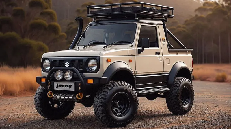 Suzuki Jimny pode ganhar versão picape para cair na trilha sem deixar as coisas para trás
