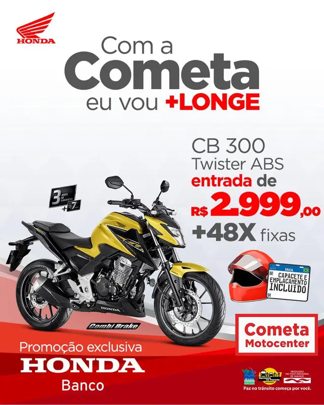 Carro Honda CB 300F Twister 2024 (ABS)