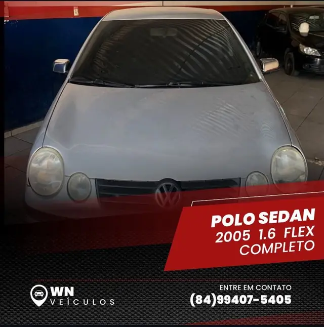 Carro Volkswagen Polo Sedan 2005 1.6 8V (Flex)