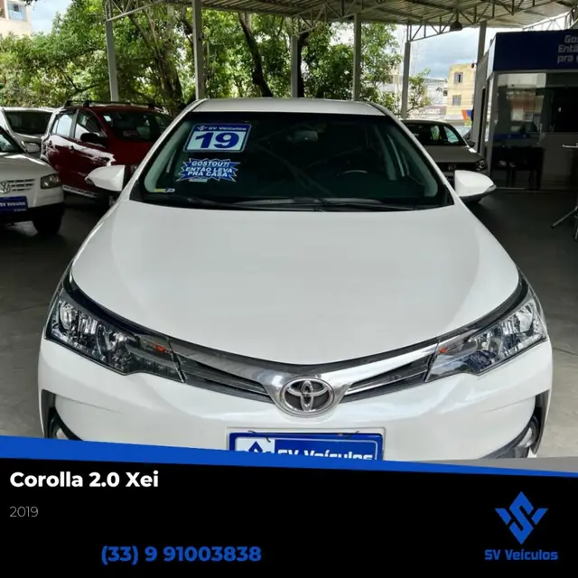 Carro Toyota Corolla 2019 2.0 XEi Multi-Drive S (Flex)