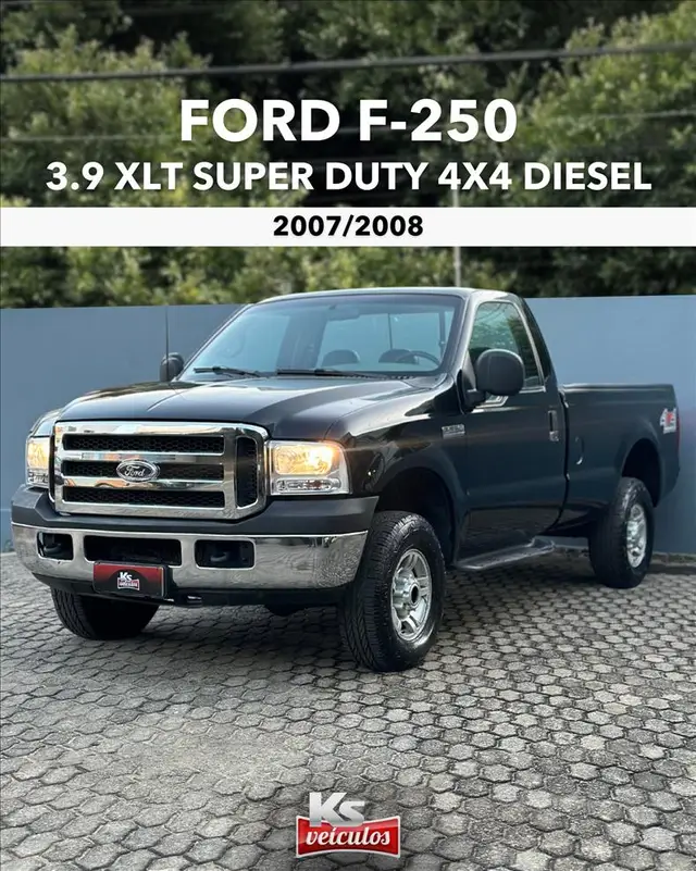 Carro Ford F-250 2008 XLT 4x4 3.9 (Cab Simples)