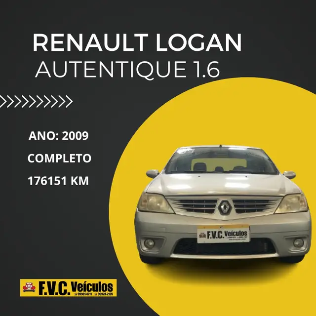 Carro Renault Logan 2009 Privilège 1.6 8V Hi-Torque