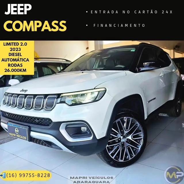 Carro Jeep Compass 2023 Limited 2.0 TD350 4x4 (Aut)