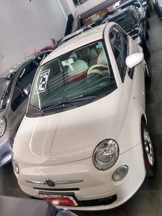 Carro Fiat 500 2012 Cult Dualogic 1.4 8V
