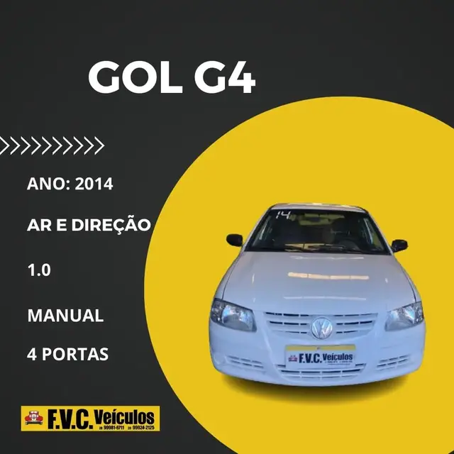 Carro Volkswagen Gol 2014 1.0 Mi Total Flex 8V 2p