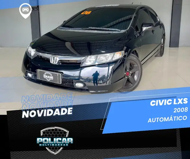 Carro Honda Civic 2008 Sedan LXS 1.8