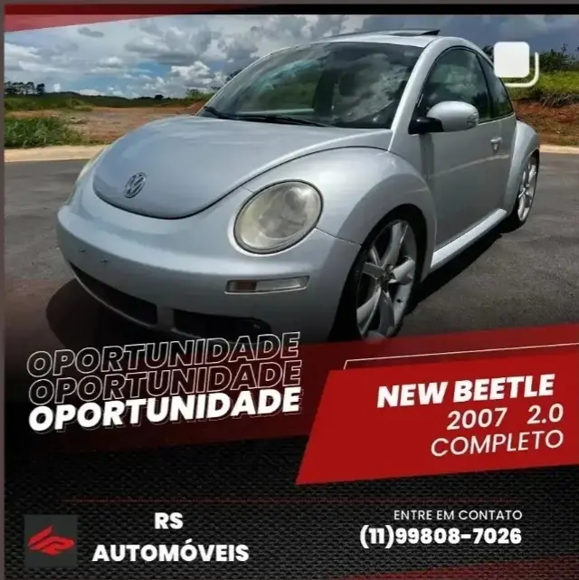 Carro Volkswagen New Beetle 2007 2.0 (Aut)