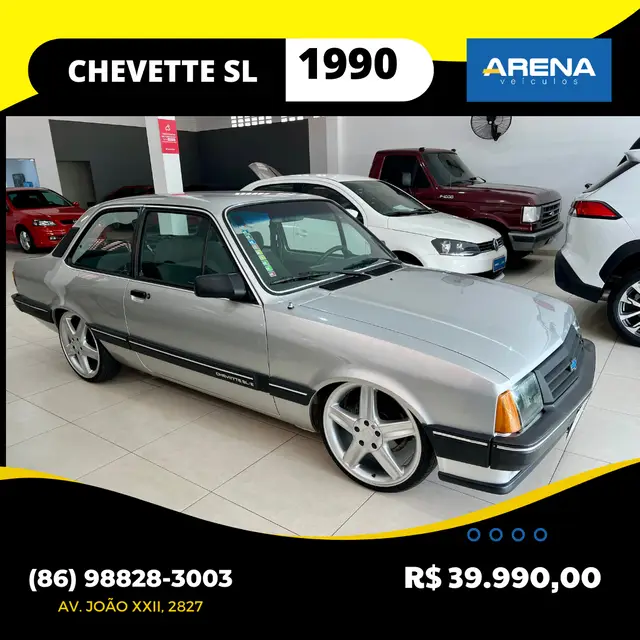 Carro Chevrolet Chevette Sedan 1990 SL 1.6 S