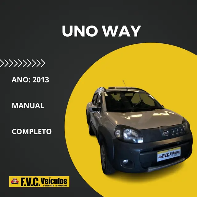 Carro Fiat Uno 2013 Way 1.0 8V (Flex) 4p