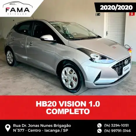 Carro Hyundai HB20S 2020 1.0 Evolution (Flex)