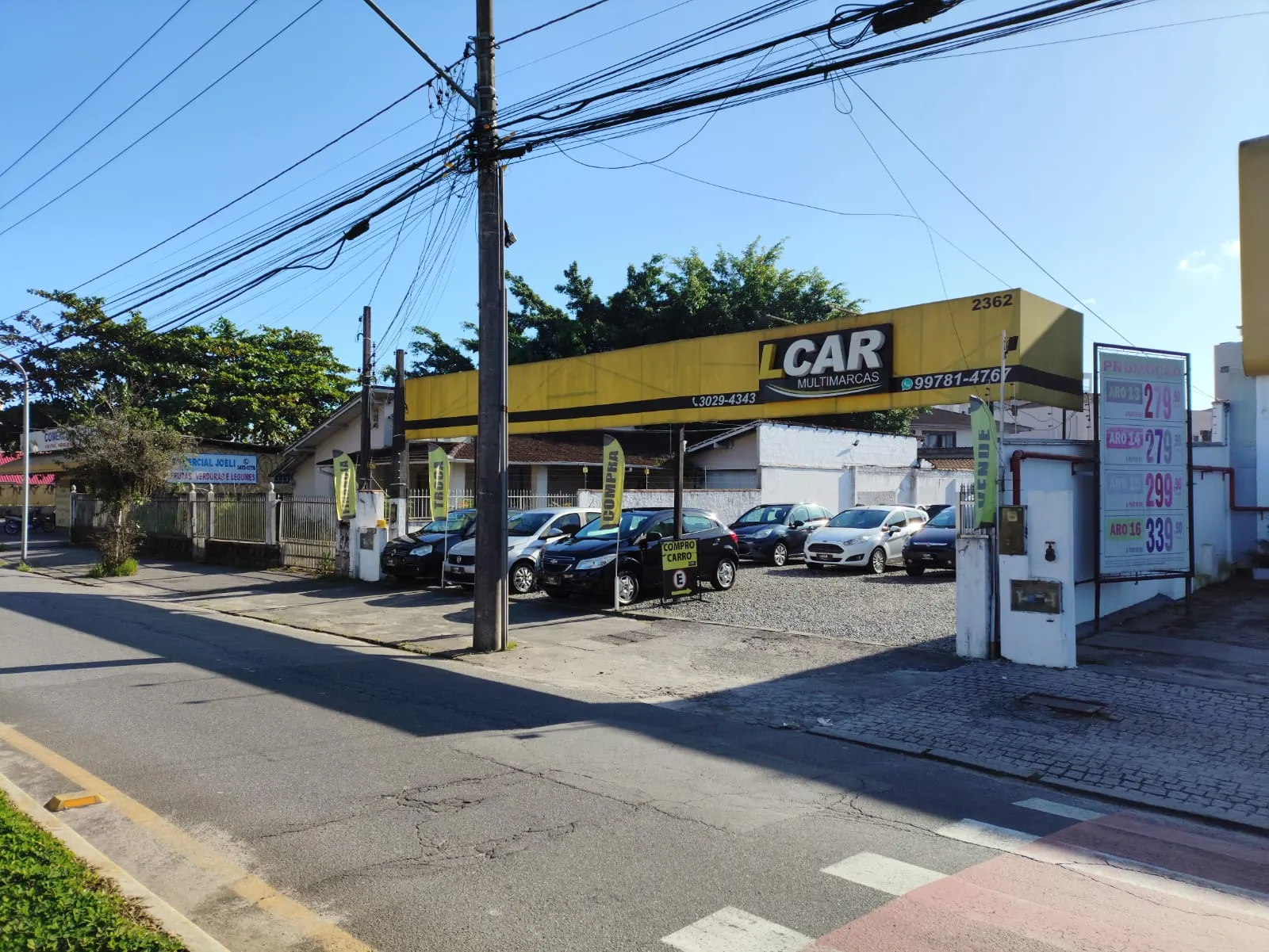 Fachada da loja Veículos à venda em Lcar Multimarcas - Joinville - SC | Mobiauto