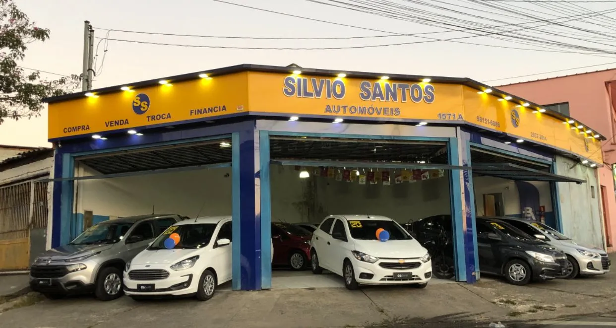 Fachada da loja Veículos à venda em Silvio Santos Automoveis - Guarulhos - SP | Mobiauto