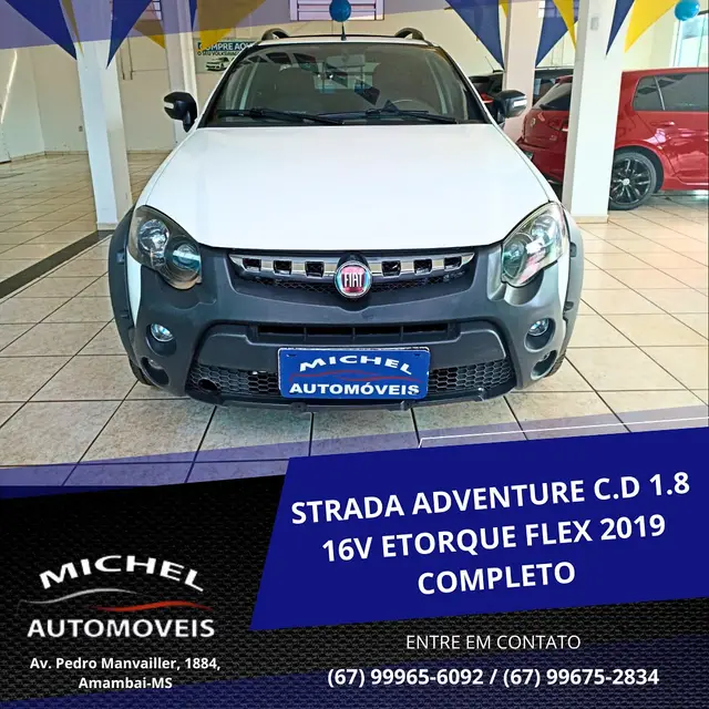 Carro Fiat Strada 2019 Adventure 1.8 16V (Flex) (Cabine Dupla)