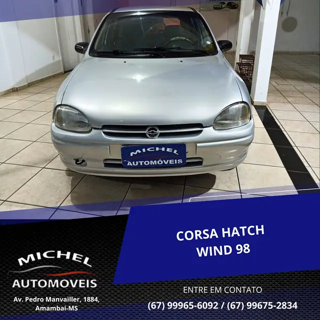Carro Chevrolet Corsa Hatch 1998 Wind 1.0 MPFi 4p
