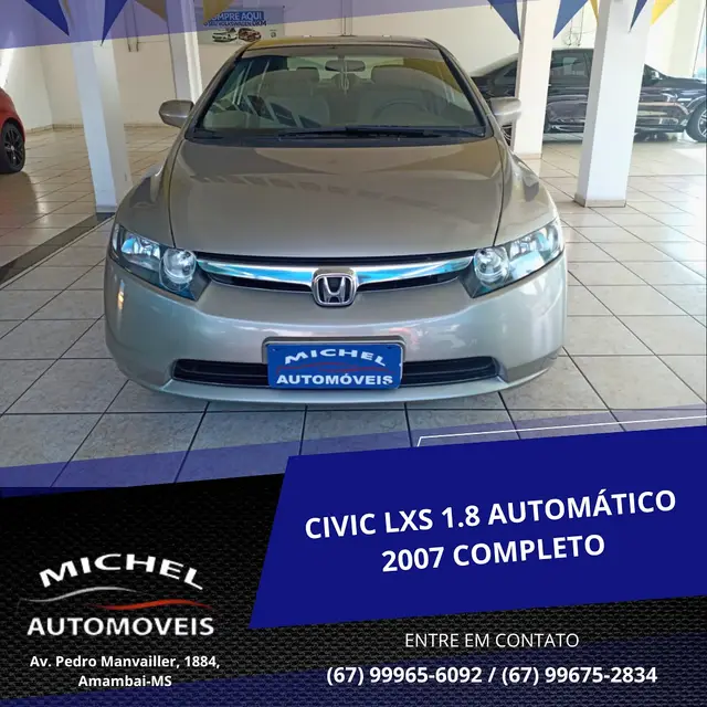Carro Honda Civic 2007 LX 1.8