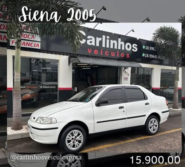 Carro Fiat Siena 2005 Fire 1.0 8V